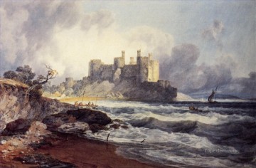 ジョセフ・マロード・ウィリアム・ターナー Painting - コンウェイ城のロマンチックなターナー
